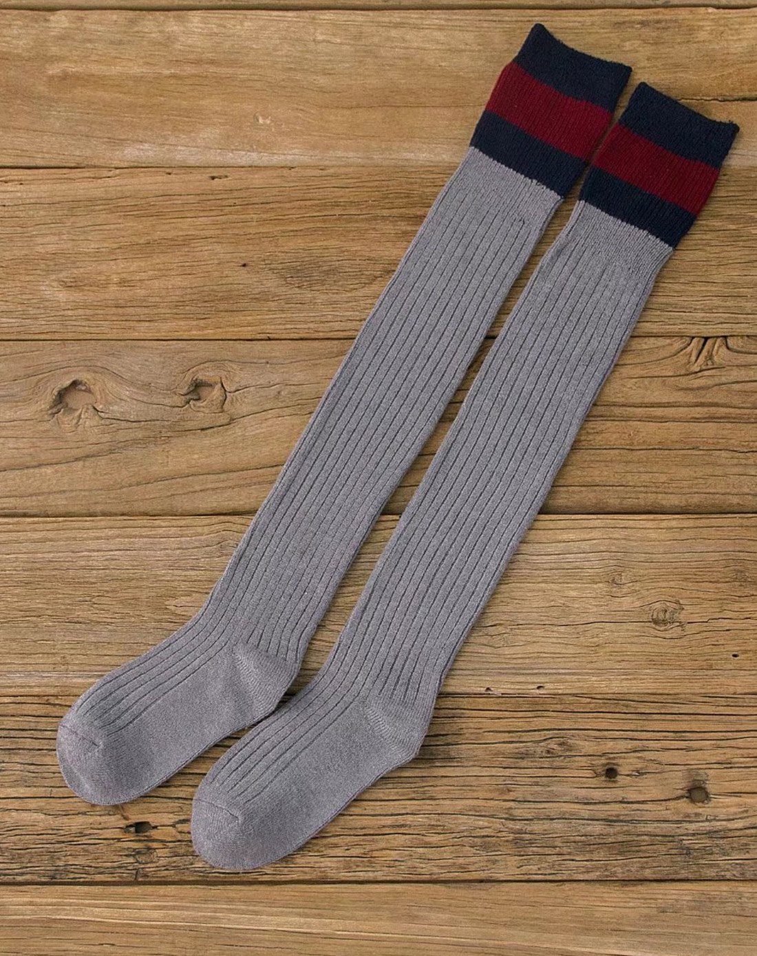 (两双装)过膝袜 高筒袜子秋 女长棉袜子 纯色半筒袜 中长筒棉袜