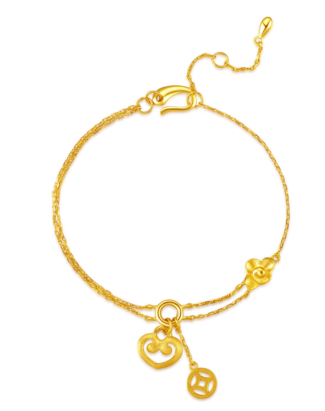 周六福 精品足金手链