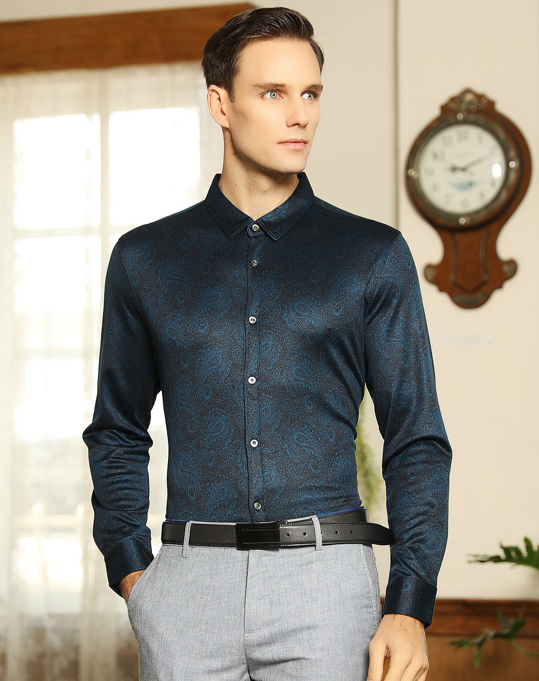 佛伦帝奴fllorinteno男装毛衣专场【桑蚕丝】面料柔滑舒适开衫款男士