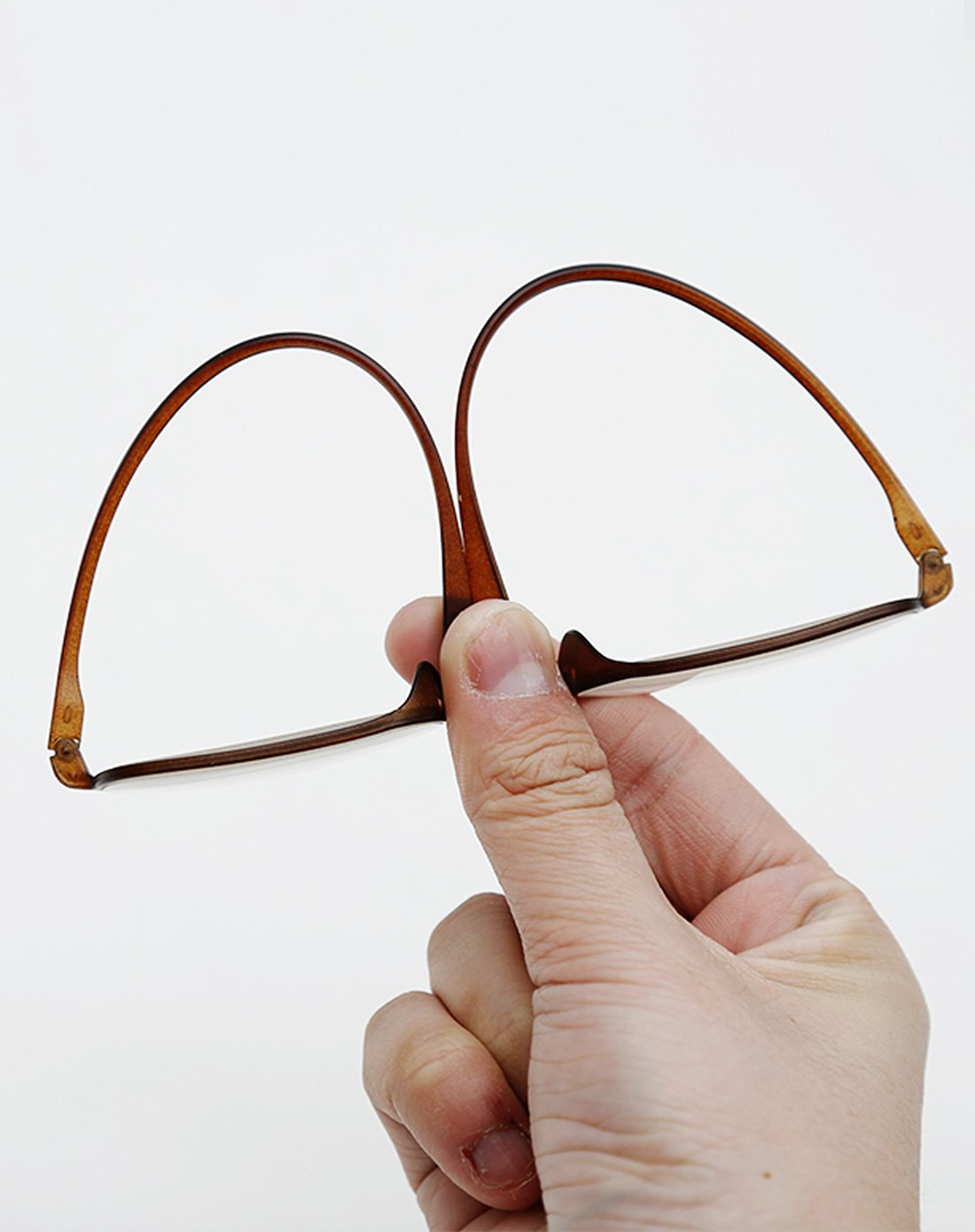 日本进口 柔软折不断的塑胶钛老花镜