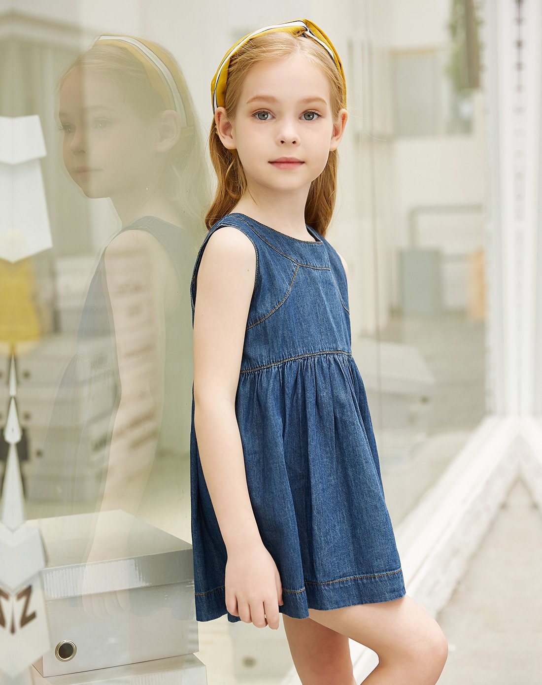 梦特娇新款女童春秋季长袖连衣裙童装女大童儿童裙女孩衣服裙