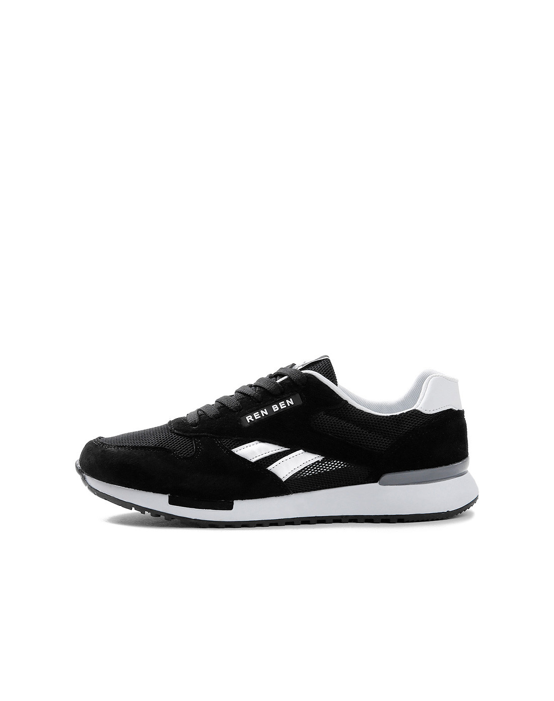 人本 男款2018夏季新款透气网面运动休闲鞋