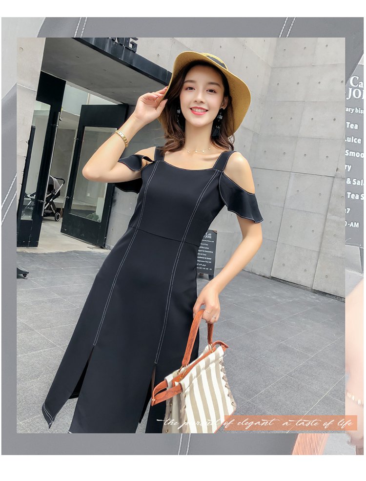 一字肩衣服内衣搭配图_一字肩衣服图片