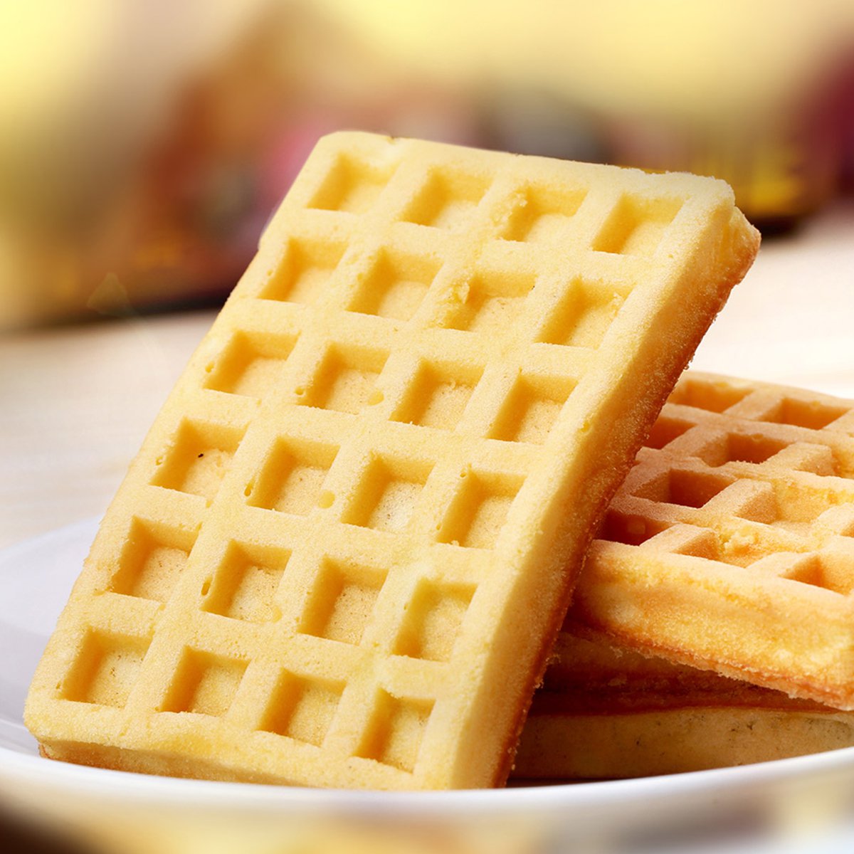 【网红零食西式糕点】华夫饼原味392g早餐零食