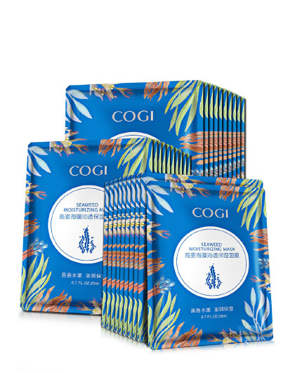 高姿cogi 海藻沁透保湿面膜30片 海藻面膜 补水 保湿 锁水