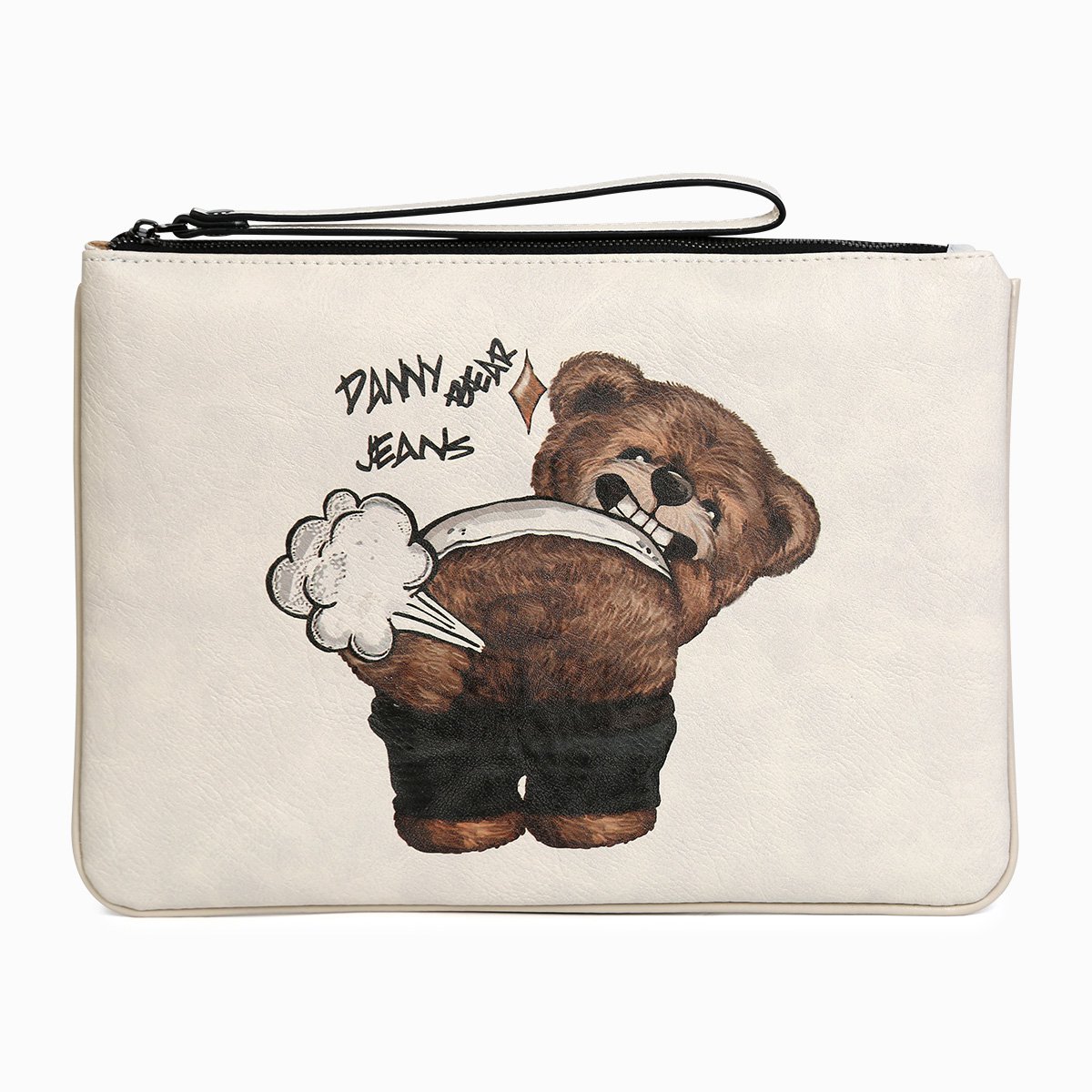 2018新款潮流个性流氓熊休闲手拿包