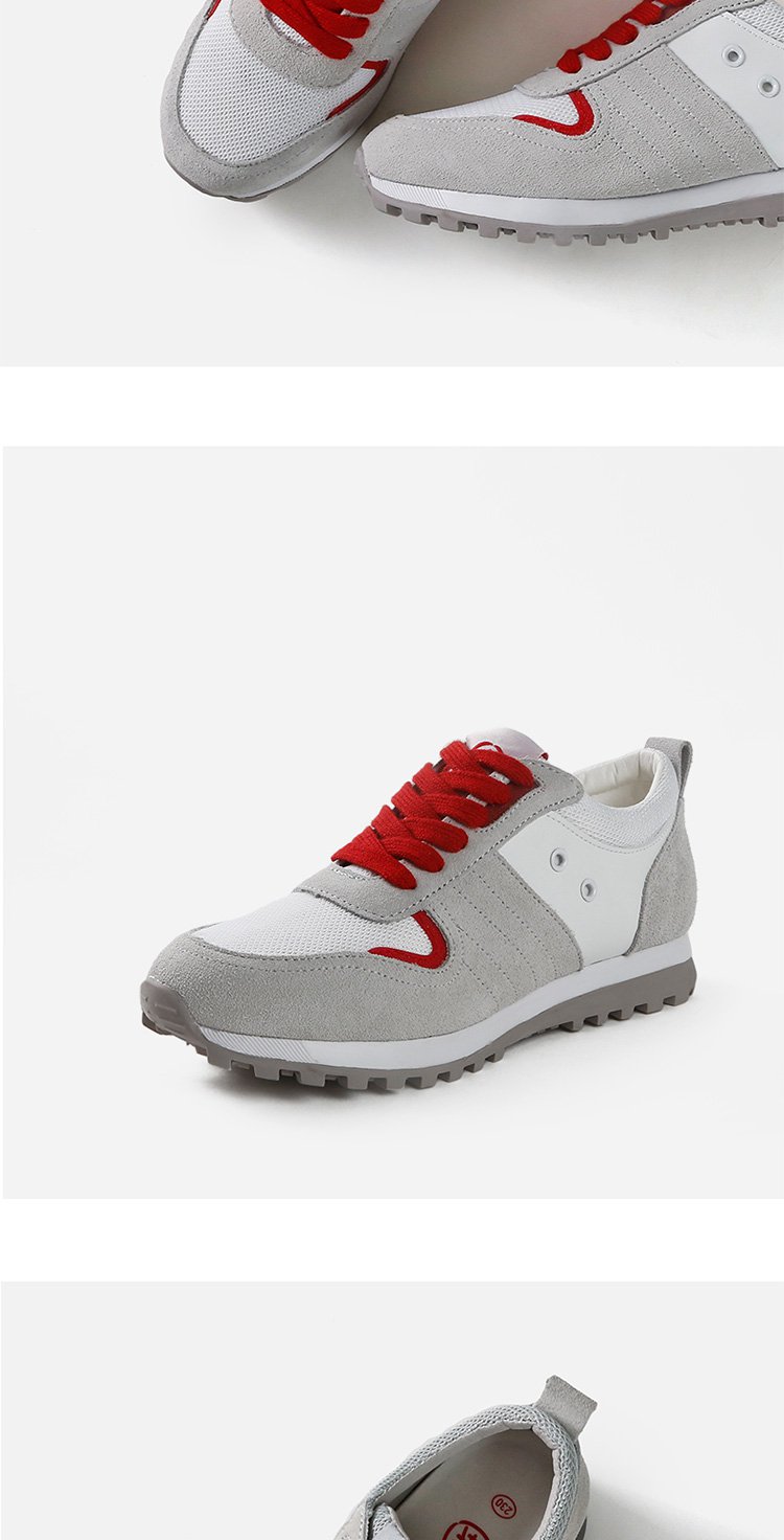 人本 女款春季韩版厚底运动休闲鞋 百搭