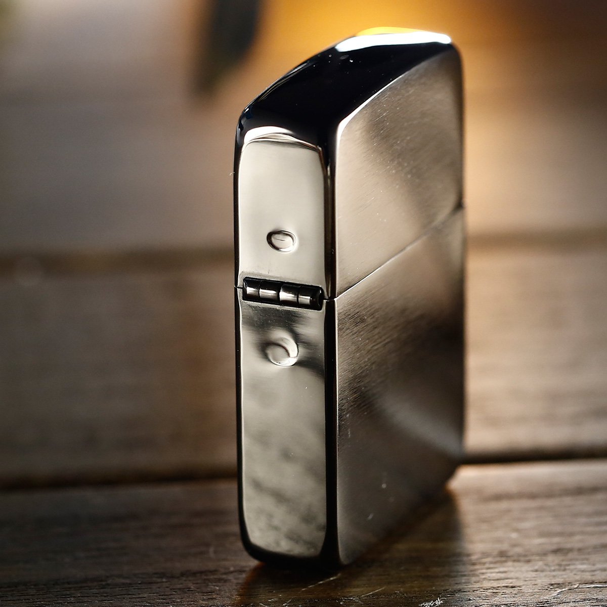 专柜同款 zippo打火机美国芝宝 拉丝光板-防风煤油打火机