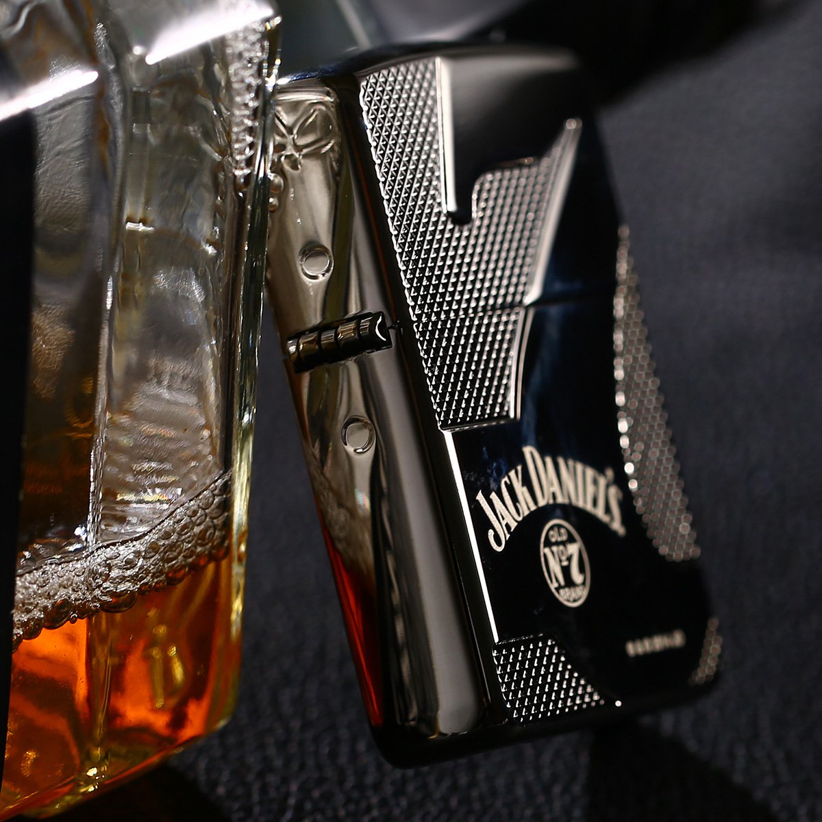 zippo打火机美国之宝 杰克丹尼7号-防风煤油打火机