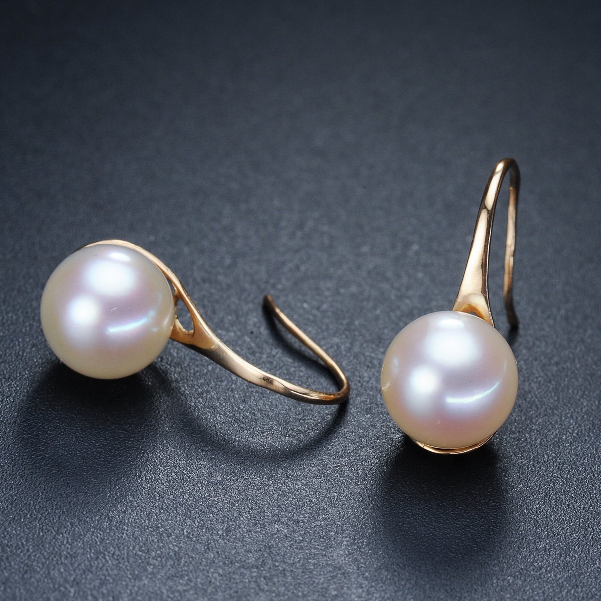 高跟鞋耳勾 7.5-8mm淡水珍珠 圆 s925银