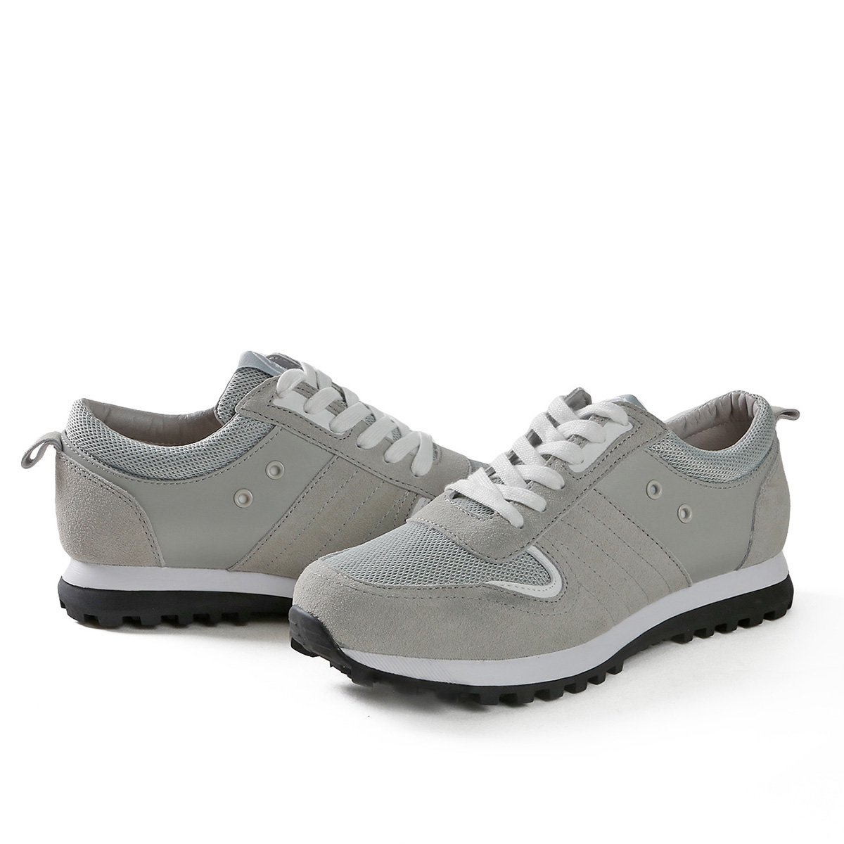 人本 男款低帮网面透气款轻便系带百搭运动休闲鞋跑鞋