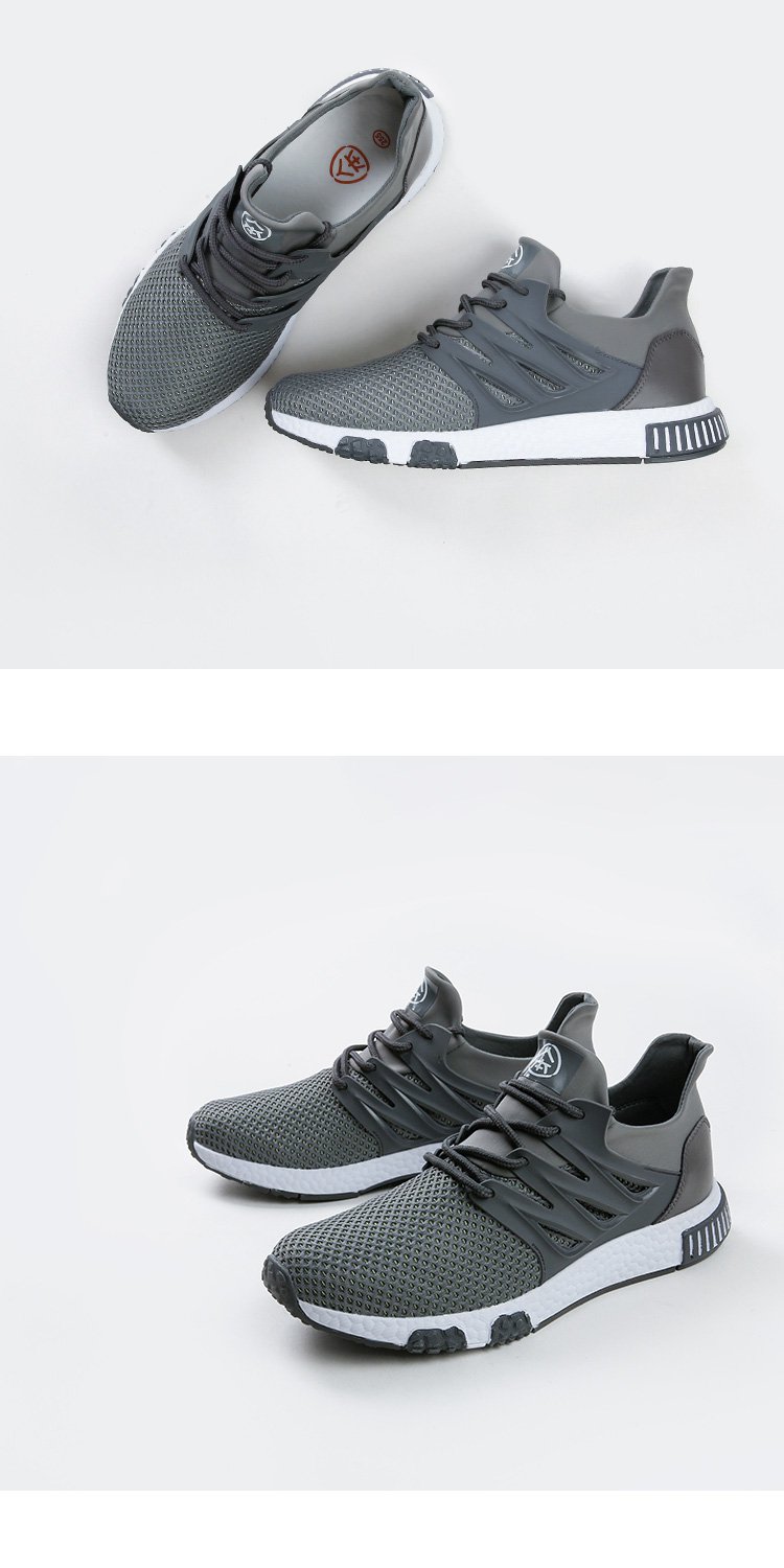 人本 男款夏季网面款透气轻便休闲运动鞋