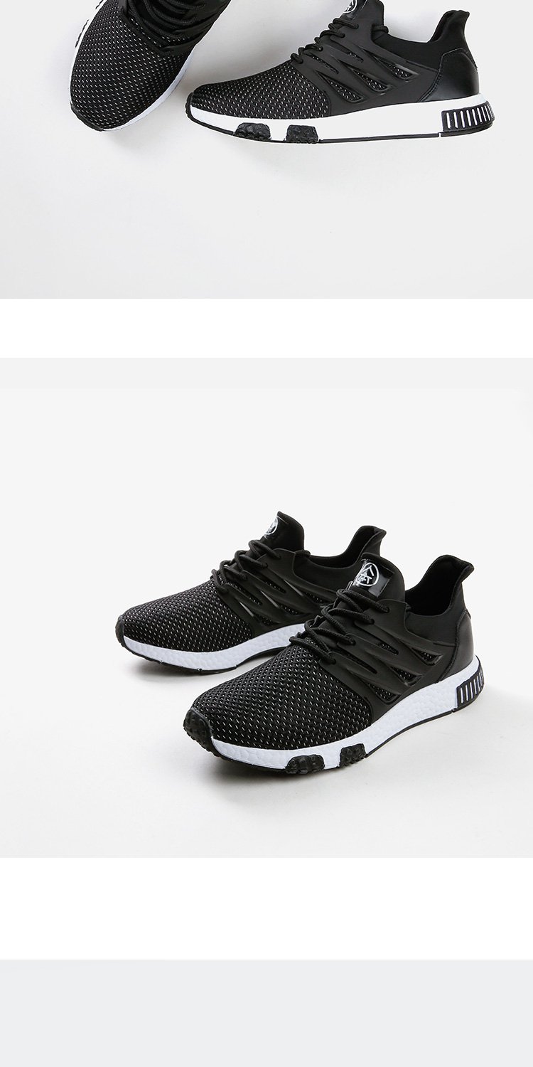 人本 男款夏季网面款透气轻便休闲运动鞋