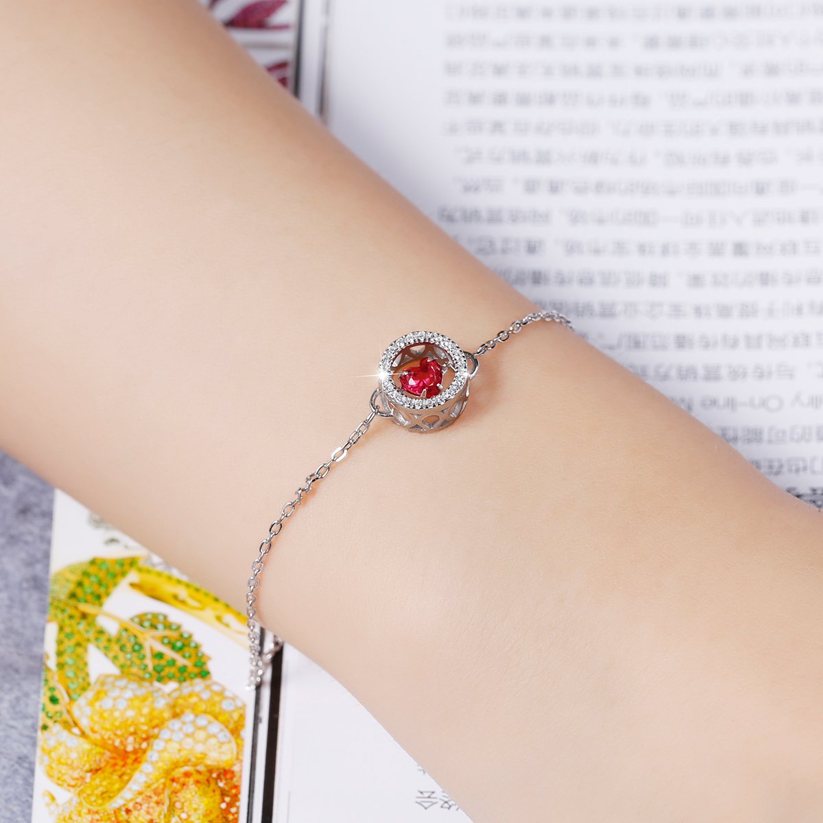 蔻斯琦跳动的心手链日韩时尚气质个性灵动百搭网红经典手环腕饰