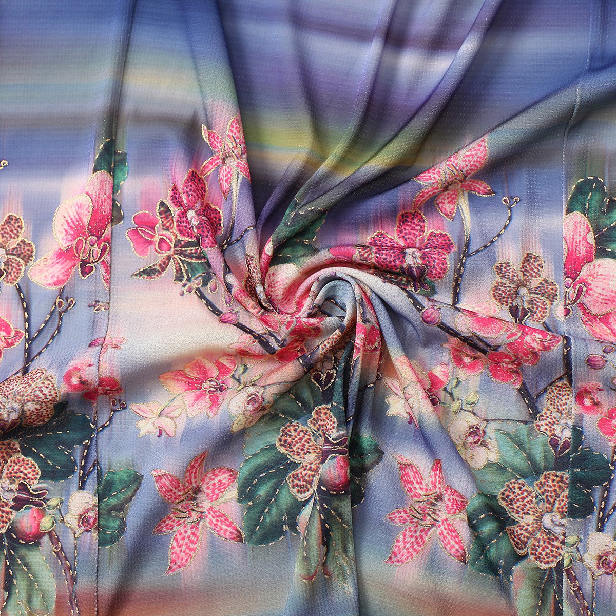 台格妈妈装中老年女款精致烫钻印花圆领短袖上衣 九分裤套装