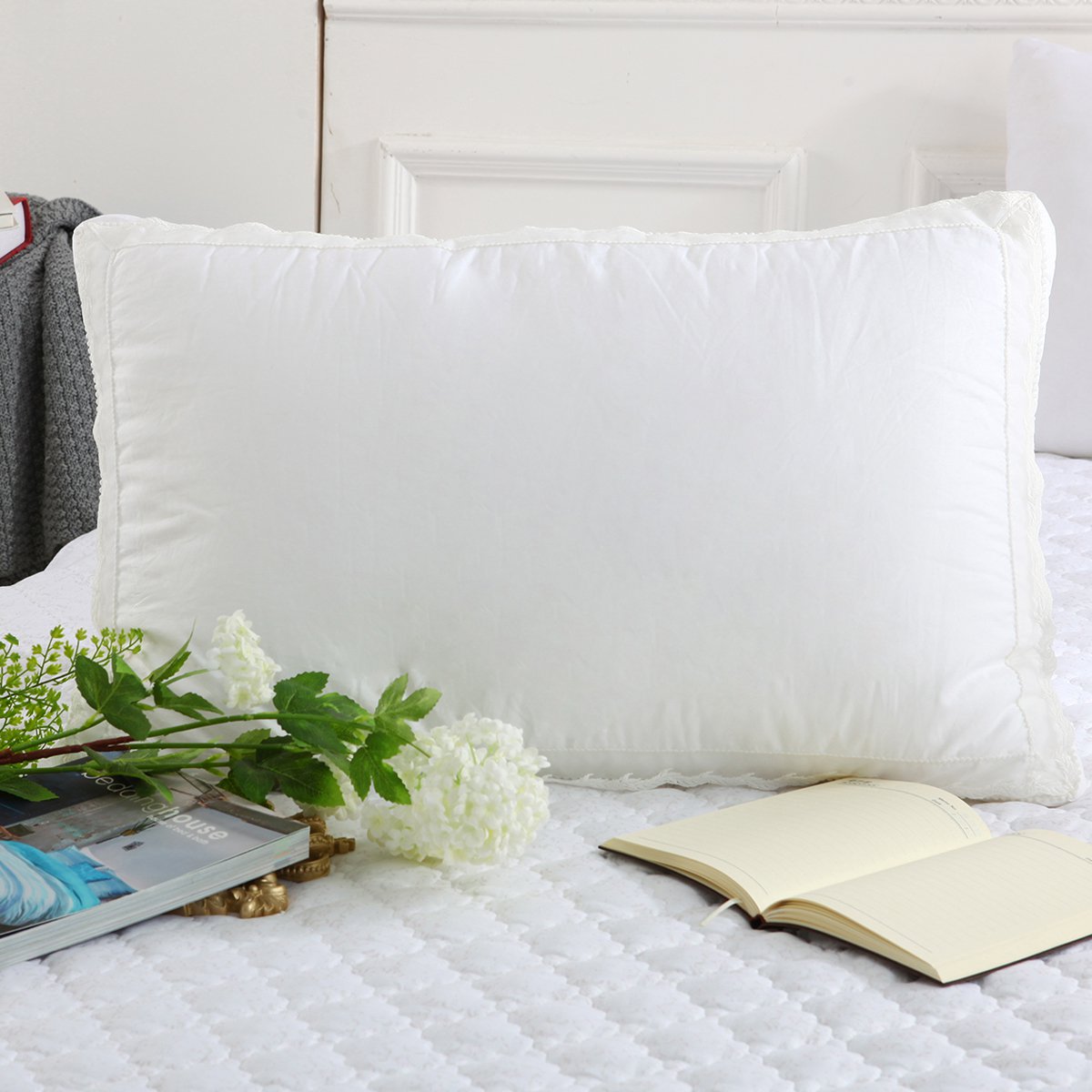 多喜爱家纺新品 舒适针织定型枕 柔软舒适针织面料枕芯枕头