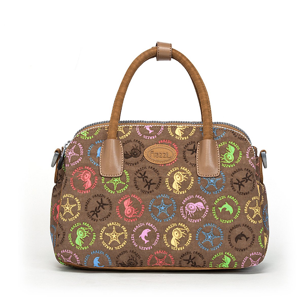 frazzil/法姿女包手提包新潮款休闲欧风时尚尼龙布百搭休闲潮流大气