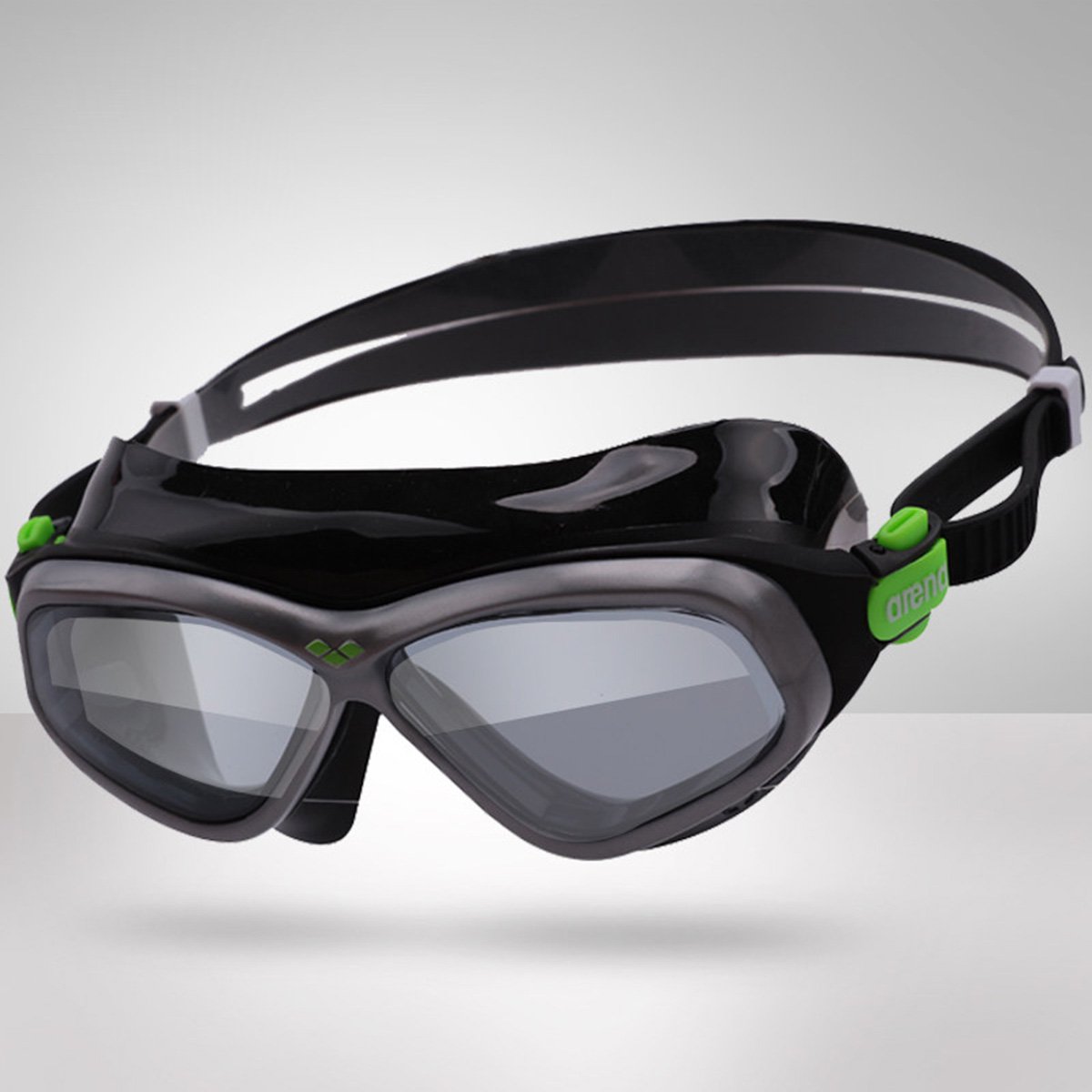 阿瑞娜arena 男女款大框泳镜舒适防雾防水游泳眼镜