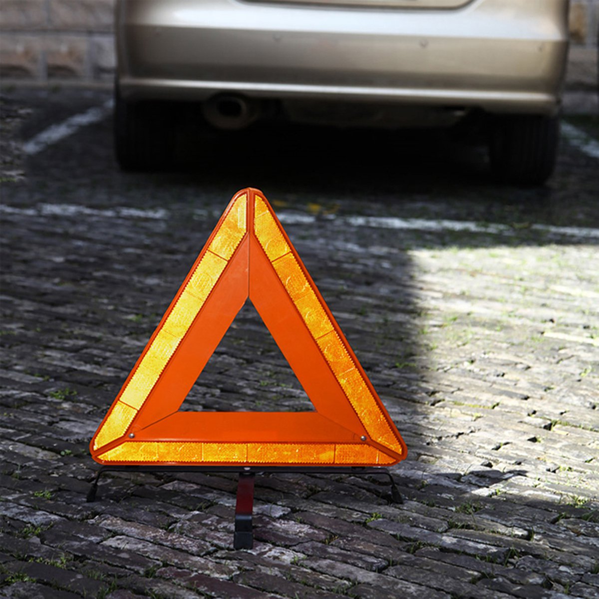 车用可折叠反光三脚架故障停车警示牌三角架警示牌汽车应急工具