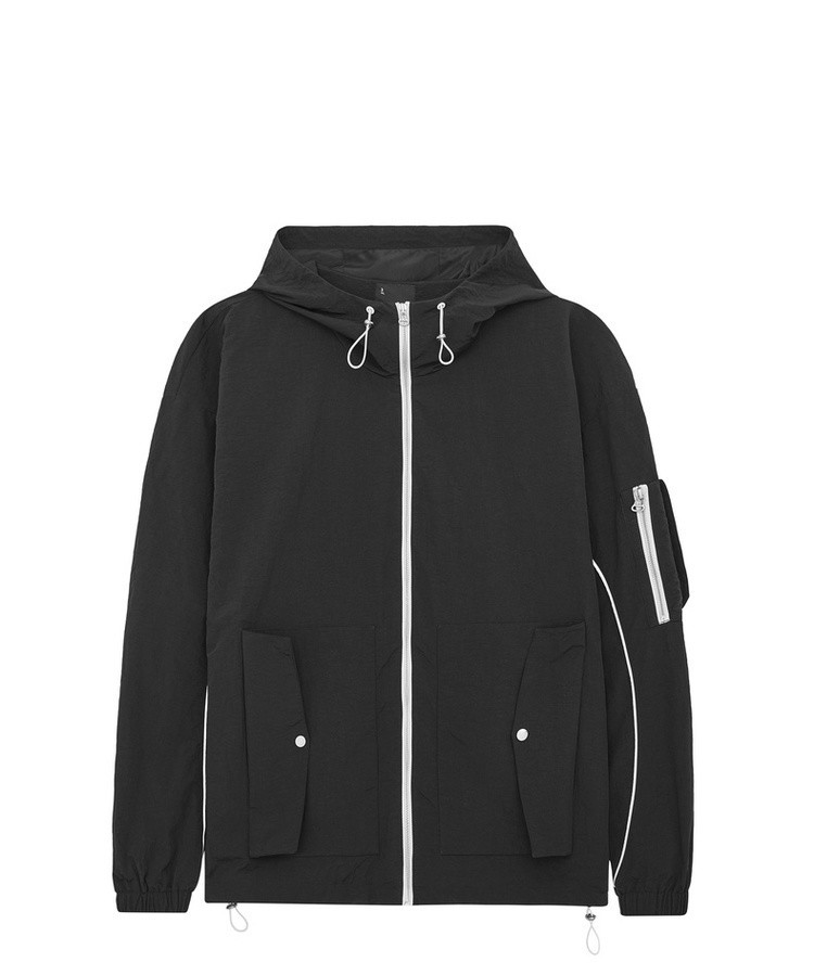 2018秋季新款连帽韩版休闲宽松嘻哈男士夹克男