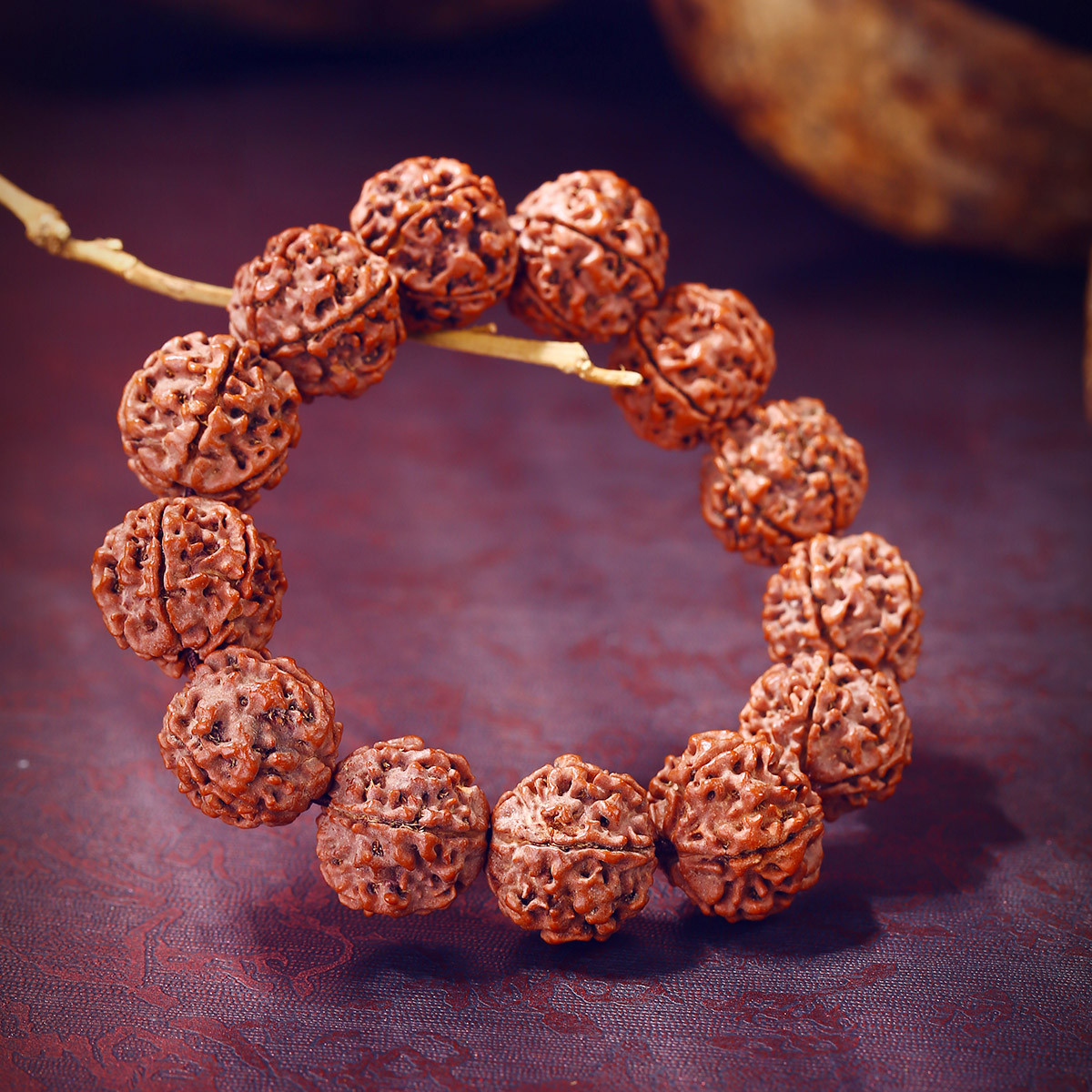 锐怡安康 金刚菩提手串 男款木饰文玩单圈手链 格调修心随性