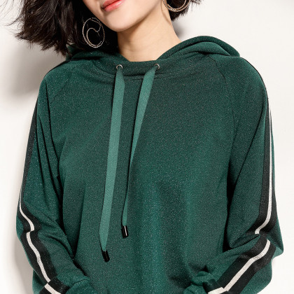 sofa沙发女装新款休闲运动套装连帽套头卫衣帅气九分裤两件套潮春秋