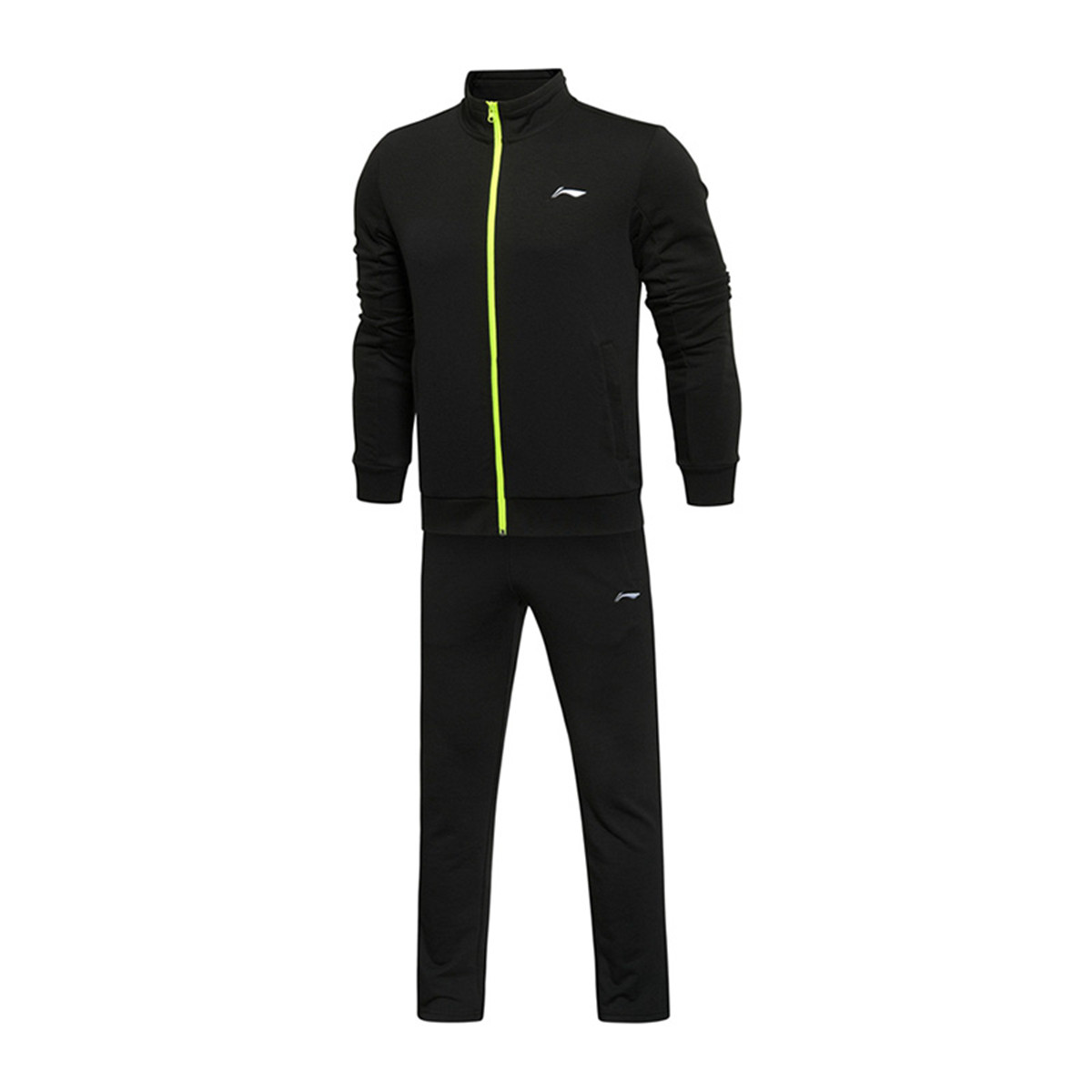 李宁运动套装男2018秋季新款运动服运动装跑步服休闲运动衣两件套