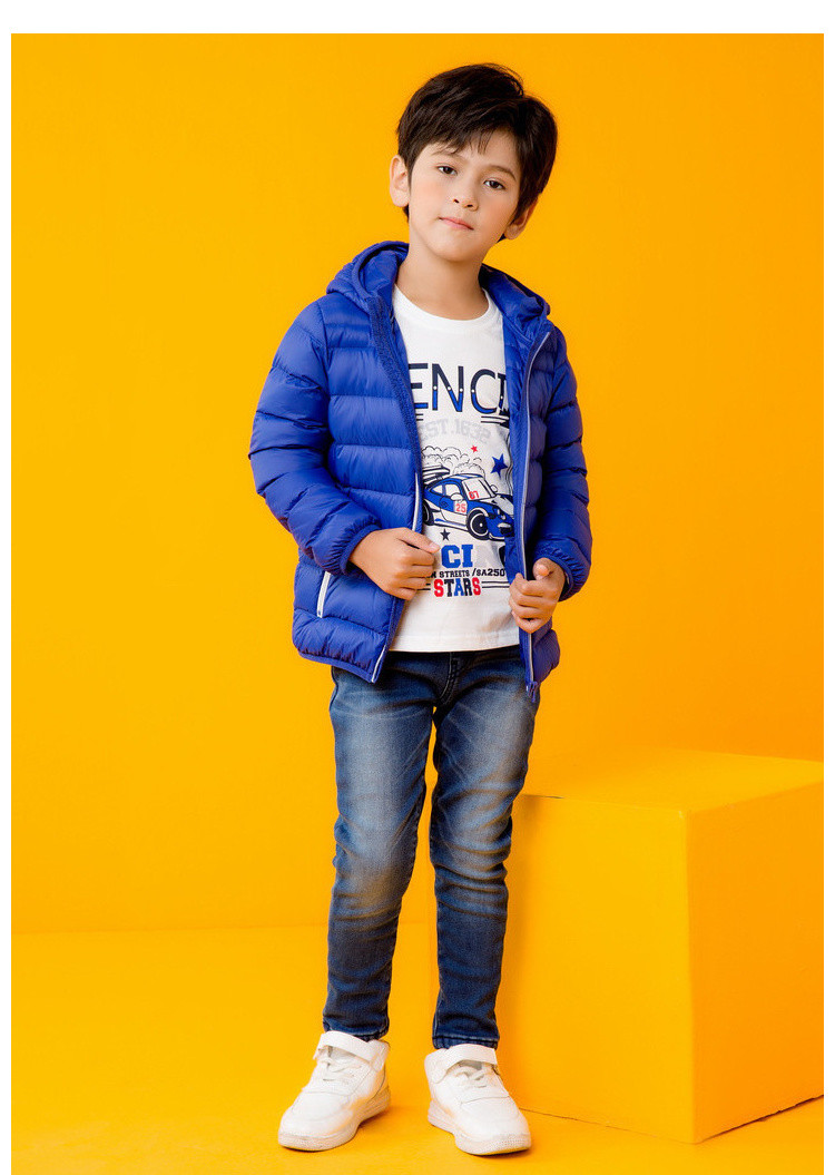 铅笔俱乐部儿童轻薄羽绒外套