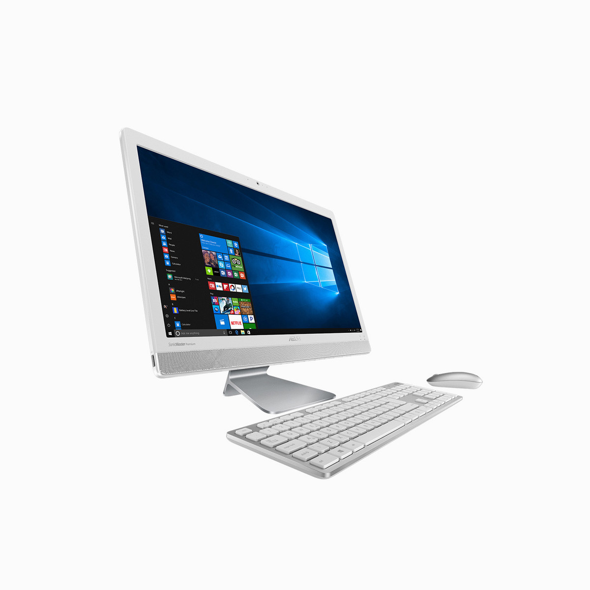 华硕v221idgk-wa014t白色家庭娱乐一体机电脑