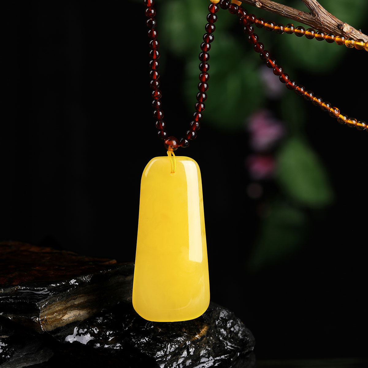 天然蜜蜡琥珀无事牌吊坠/蜜蜡吊坠/蜜蜡/琥珀蜜蜡/琥珀蜜蜡吊坠 附