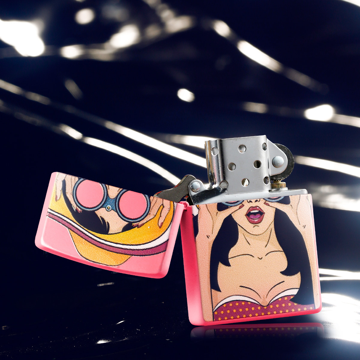 zippo打火机美国正版之宝 甜美夏日-防风煤油打火机