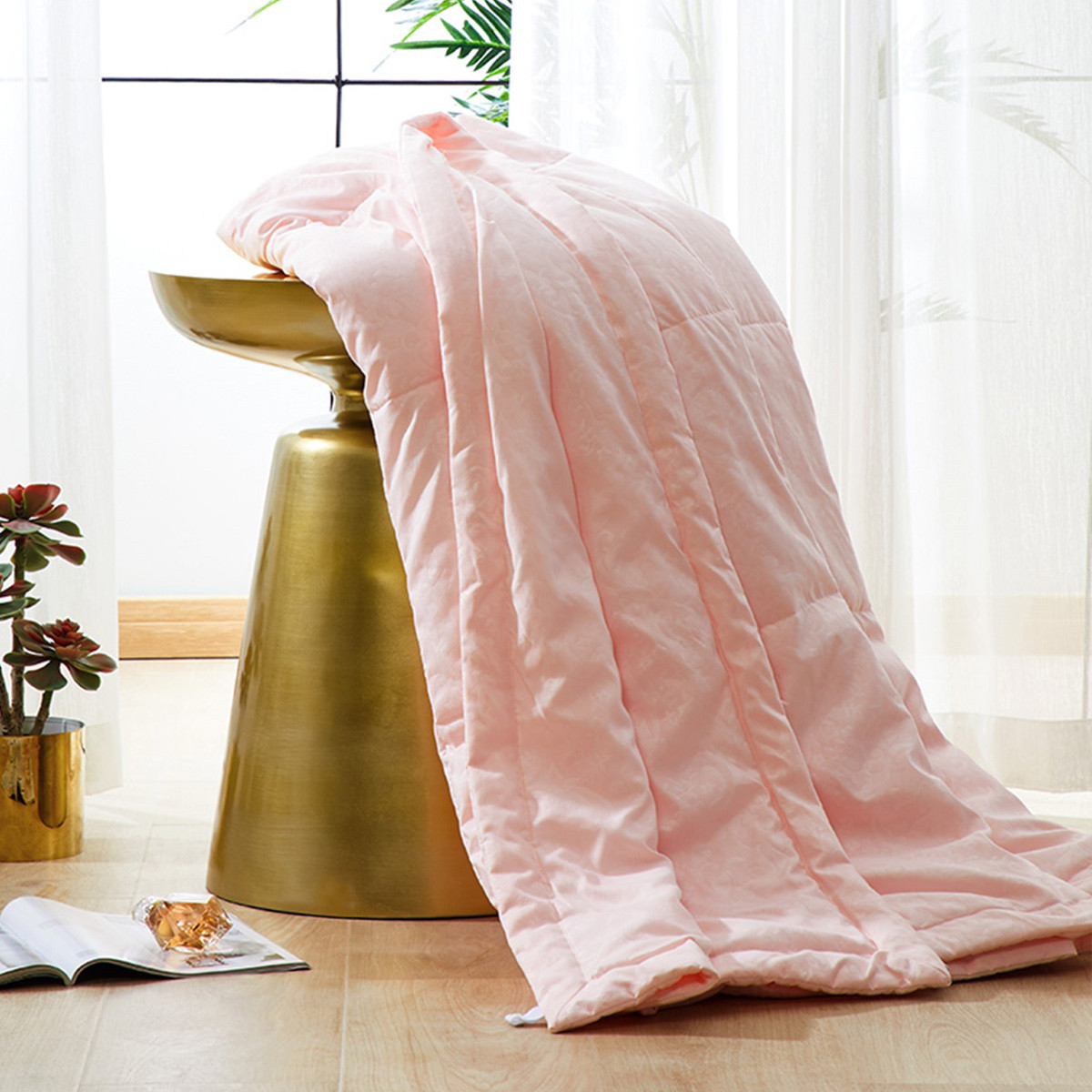 新品ins简约舒适柔软可水洗被子