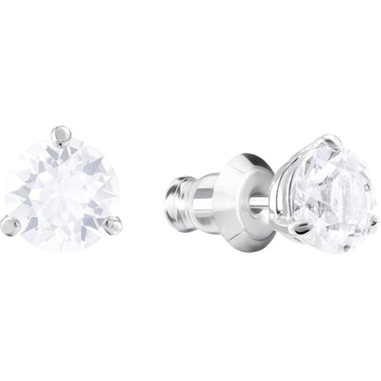 施华洛世奇 钜惠好礼 SOLITAIRE系列圆形闪耀水晶耳钉耳环耳坠