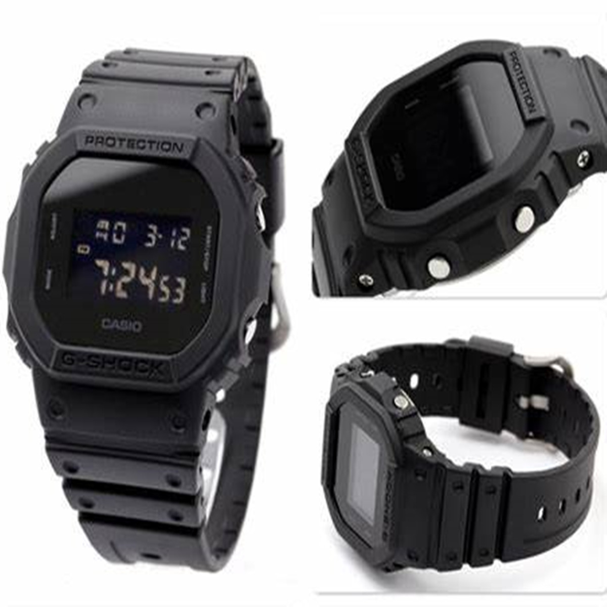 卡西欧卡西欧g-shock-dw系列男表 200米防水方盘石英手表dw-5600bb