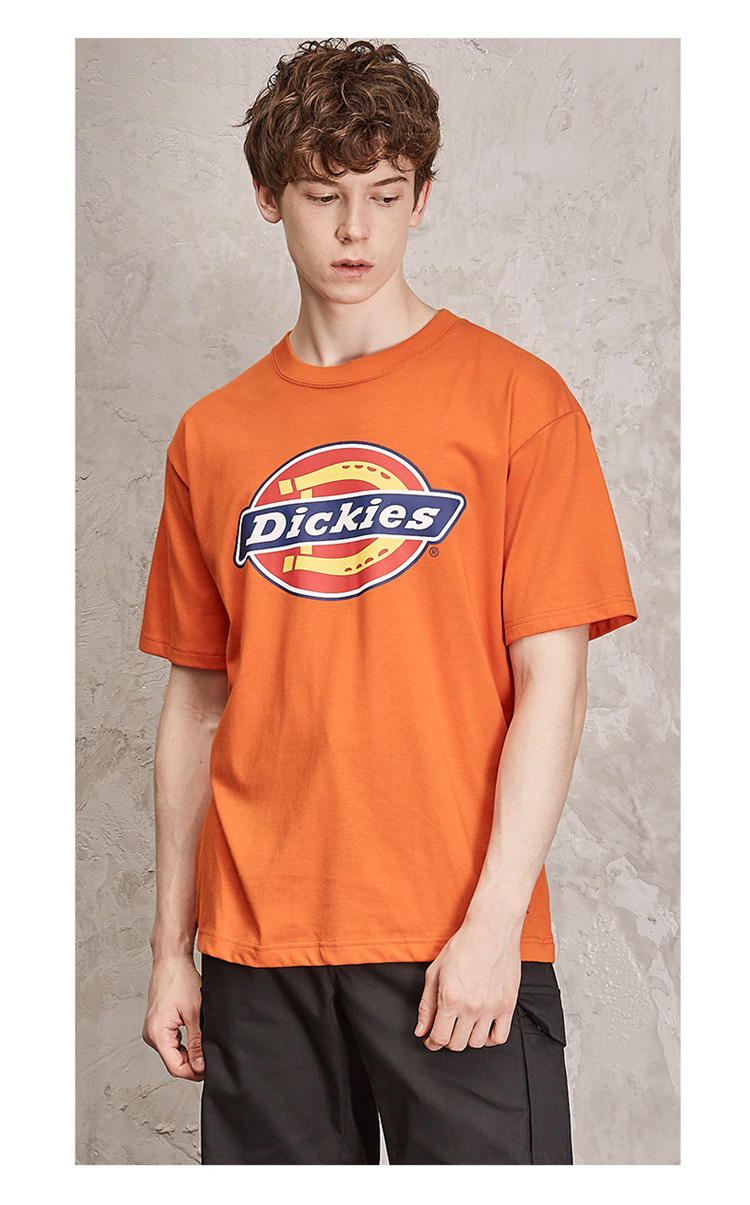 dickies多色logo印花短袖tee 男式夏季新品全棉男士t恤dk006026