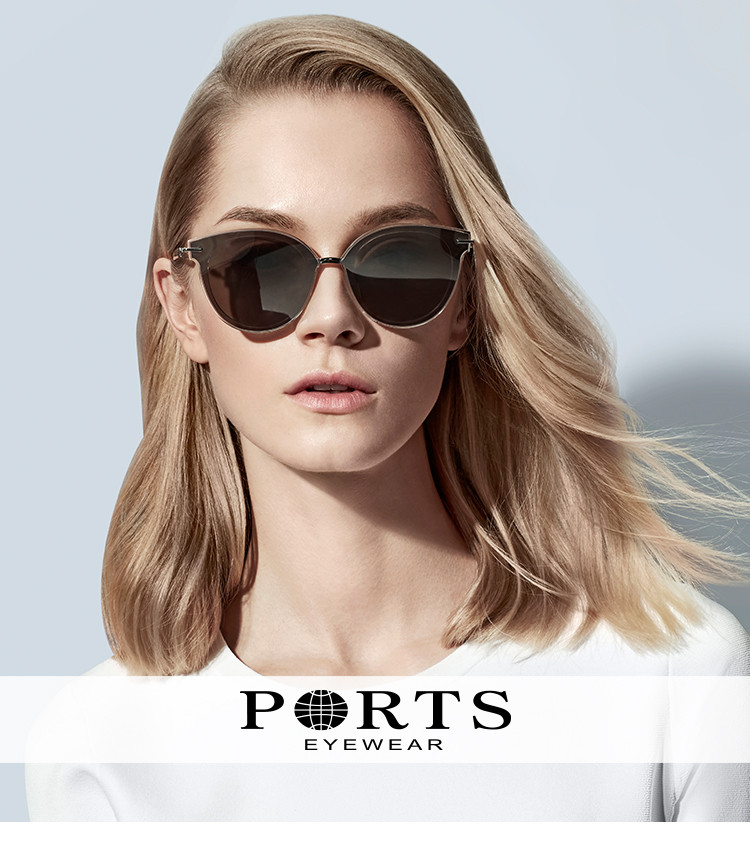 ports宝姿新款女款太阳镜