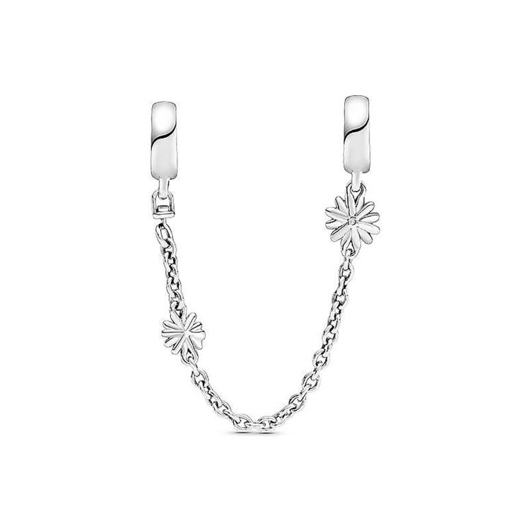 PANDORA Pandora潘多拉雏菊安全链串饰925银时尚女798764C01