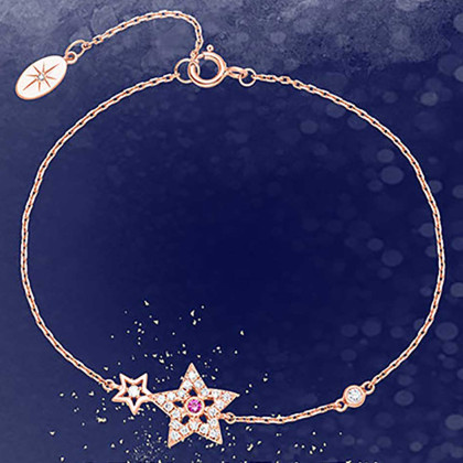 商品编码:v108862-a周大福焕美星星18k金钻石红