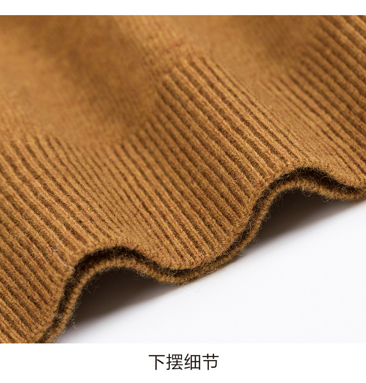 【100%绵羊毛】新款净版多色可选毛衣半高领休闲男士羊毛衫