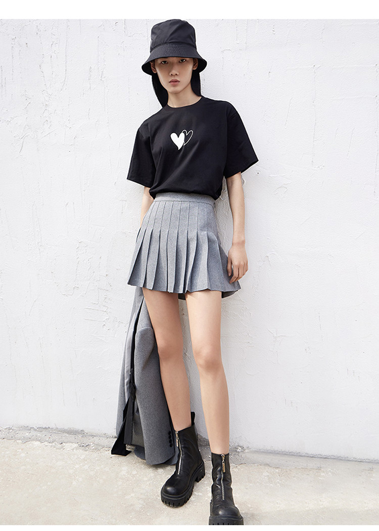 迷你裙半身裙学院风百褶裙女装