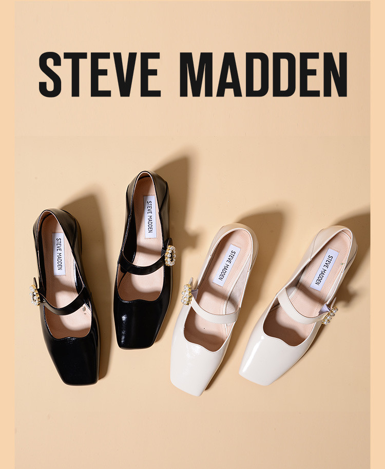 思美登2021女鞋秋季新款搭扣女玛丽珍粗跟单鞋graces