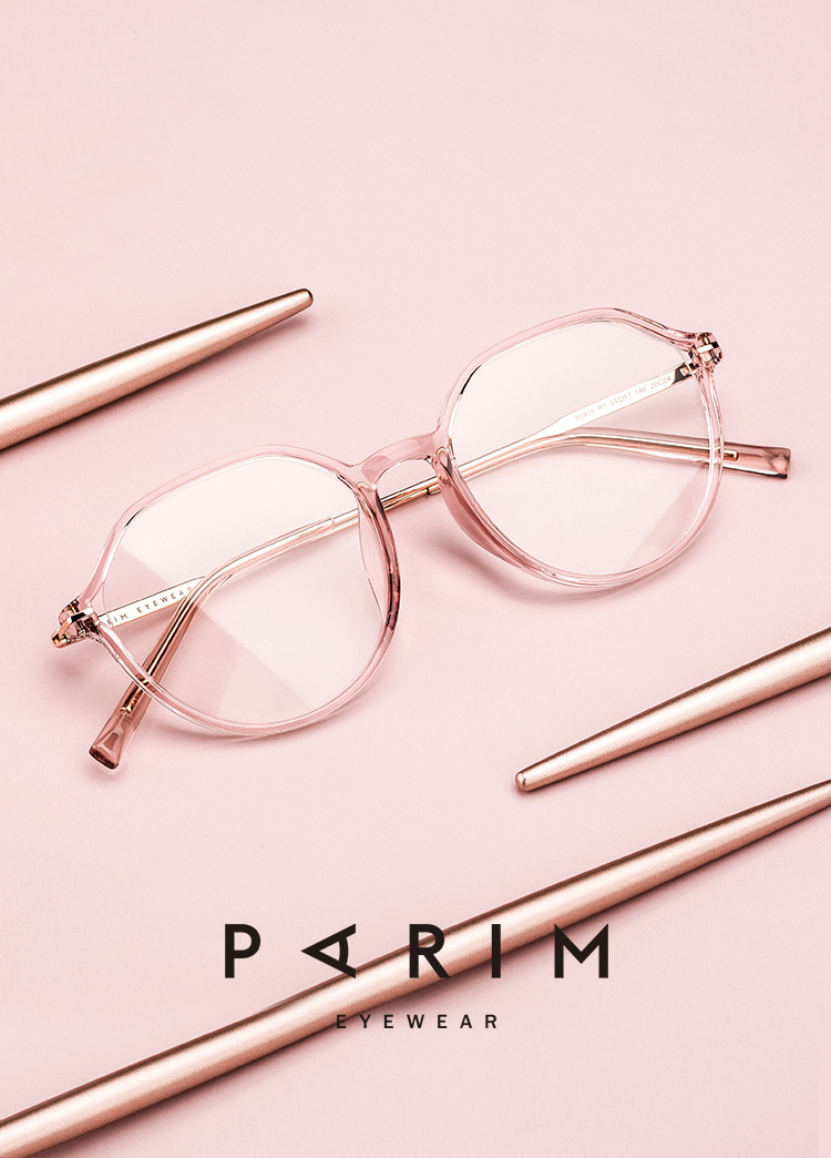 眼镜女多边形超轻显瘦韩版潮纯钛近视眼镜架