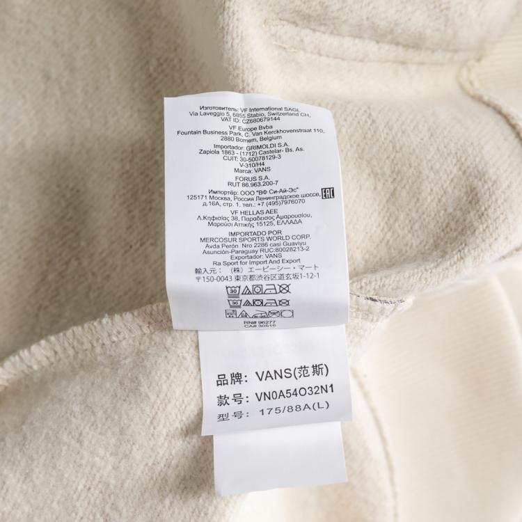 VANS 加绒加厚 男女款棉质保暖舒适时尚印图长袖连帽卫衣