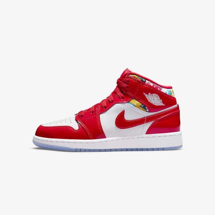 AIR JORDAN 1 MID SE(GS) 女大童休闲鞋