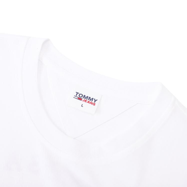 Tommy Jeans男女同款纯棉时尚卡通图案印花圆领短袖T恤DM0DM12858