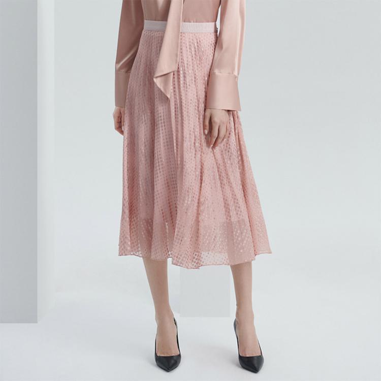 Ports 1961 宝姿女装时尚优雅气质百搭舒适显瘦长裙 In Pink