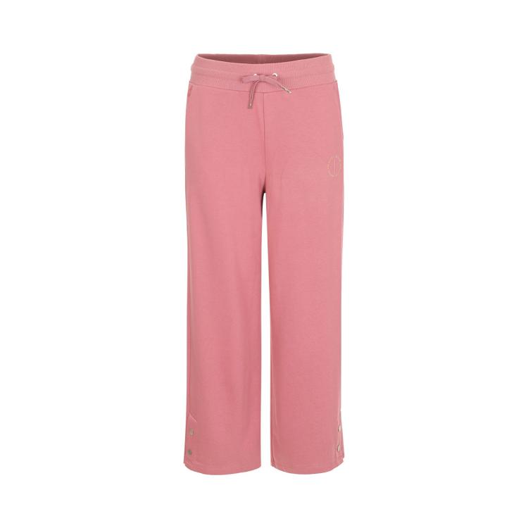Armani Exchange 女士休闲百搭日常舒适阔腿长裤 In Pink