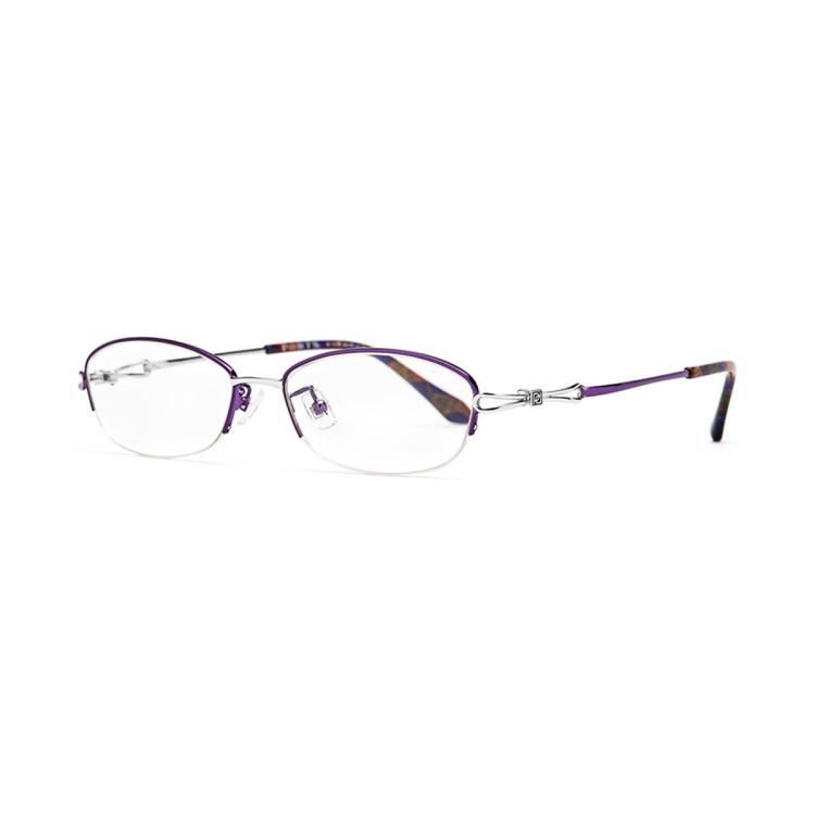 Ports 1961 Ports宝姿眼镜女款经典优雅知性金属眼镜架光学架 In Purple