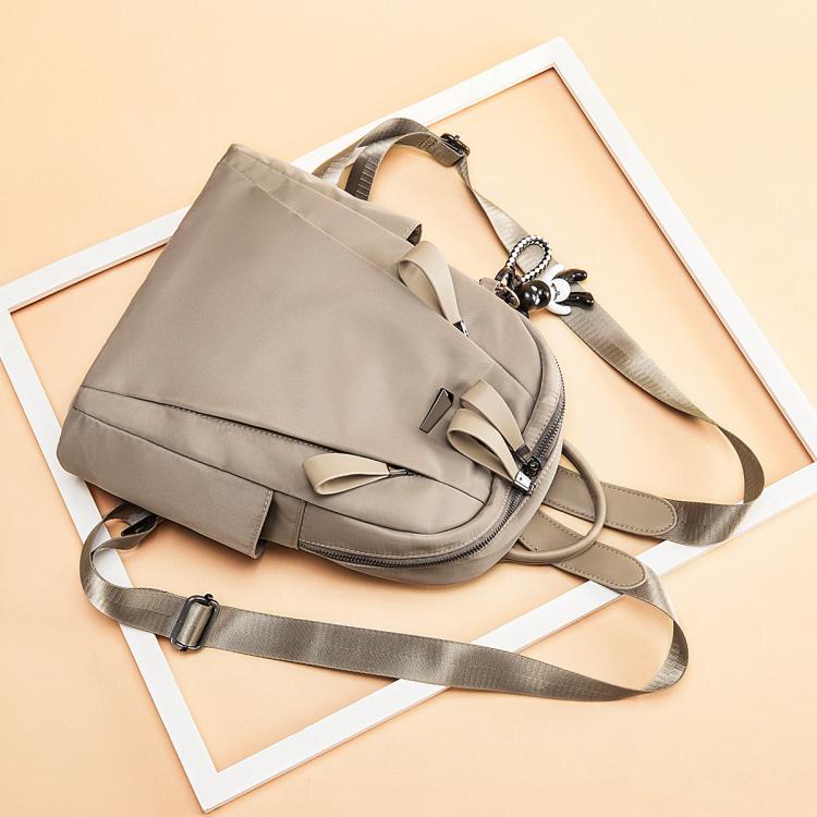 卡文 【人气爆款】大容量高级感布包包休闲背包通勤出行背包女双肩包