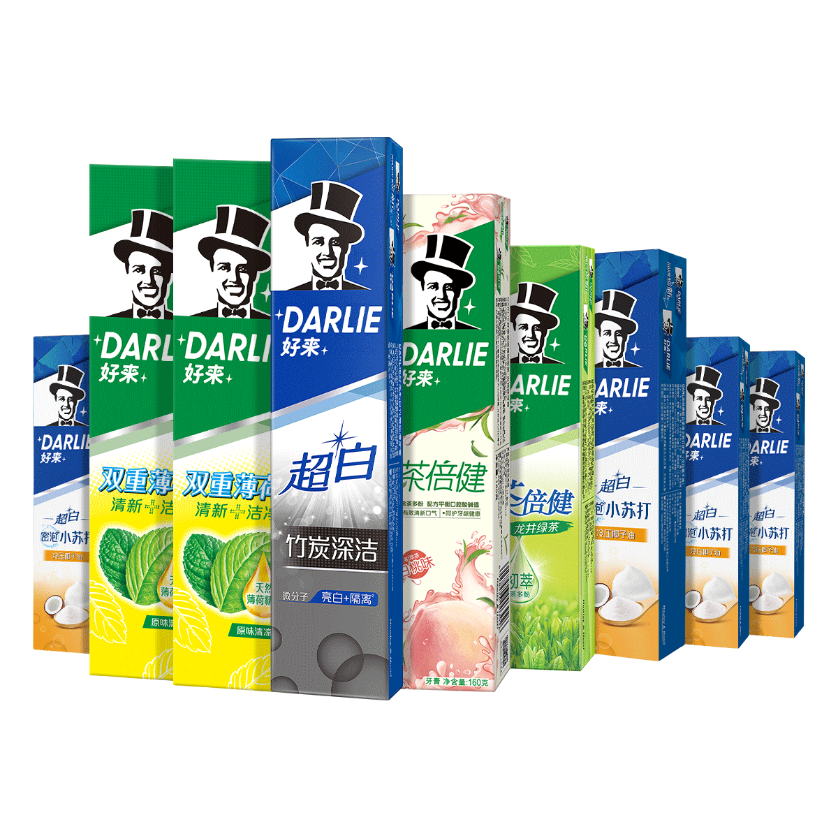 DARLIE ����˫�ر��ɲ豶�������մ���̿�������ȥ�ƶ�Ч����